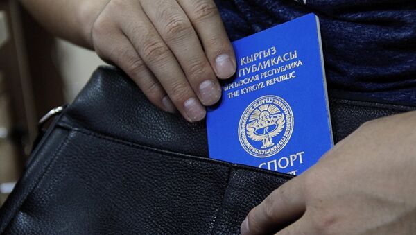 Паспорт гражданина Кыргызстана, архивное фото - Sputnik Таджикистан