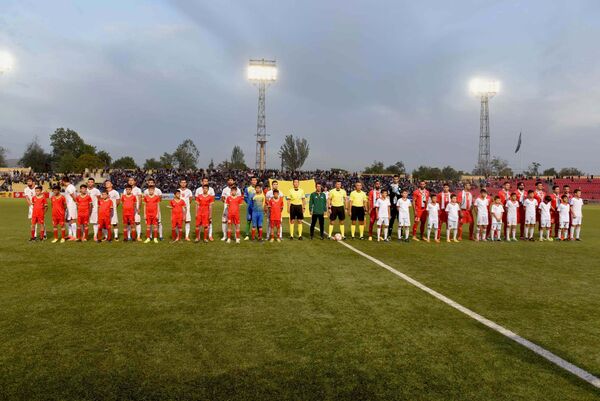 Товарищеский матч между сборными Таджикистана и Палестины - Sputnik Таджикистан