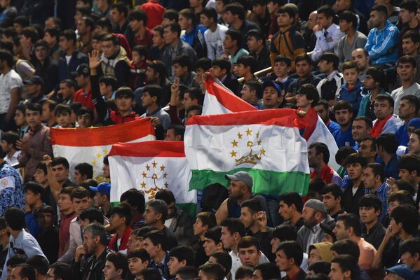 Товарищеский матч между сборными Таджикистана и Палестины - Sputnik Таджикистан