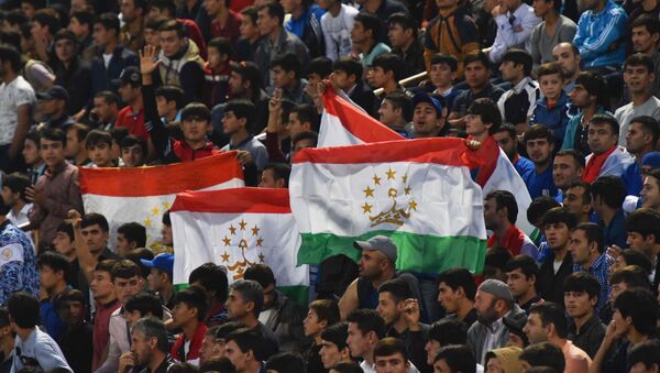 Товарищеский матч между сборными Таджикистана и Палестины - Sputnik Тоҷикистон
