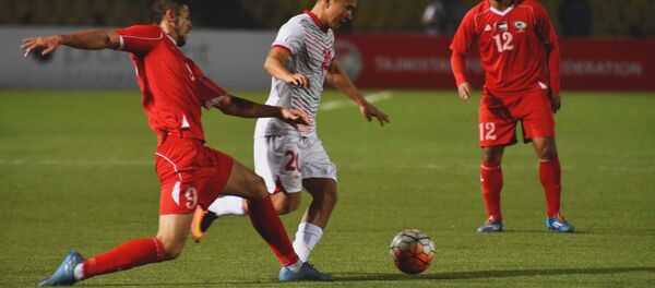 Товарищеский матч между сборными Таджикистана и Палестины Товарищеский матч между сборными Таджикистана и Палестины - Sputnik Таджикистан