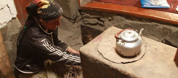 Истиқоматкунандаи водии Бартанг. Помир - Sputnik Тоҷикистон