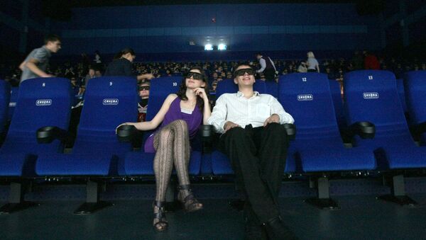 Зрители в кинотеатре, архивное фото - Sputnik Таджикистан