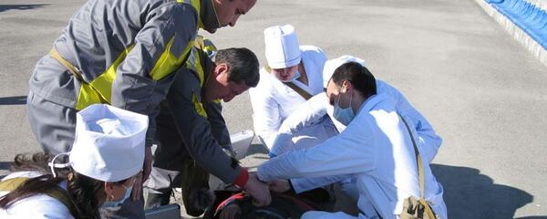 Учения КЧС РТ - Sputnik Тоҷикистон