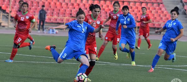 Матч женских сборных Таджикистана и Узбекистана Матч женских сборных Таджикистана и Узбекистана - Sputnik Таджикистан