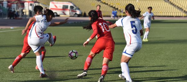 Отборочный этап Азии-2017 по женскому футболу в Душанбе - Sputnik Тоҷикистон