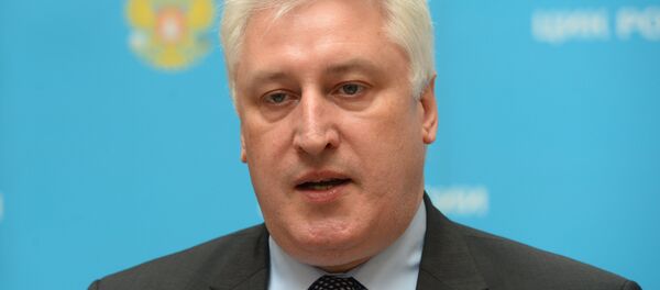 Военный эксперт, главный редактор журнала Национальная оборона Игорь Коротченко - во время подачи документов партией Родина на регистрацию своих кандидатов в ЦИК России - Sputnik Таджикистан