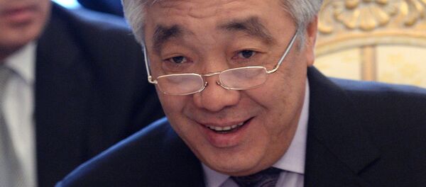 Вазири вазорати корҳои хориҷии Қазоқистон Ерлан Идрисов. Акс аз бойгонӣ - Sputnik Тоҷикистон