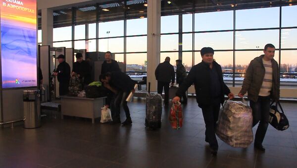 Из Москвы в Худжанд: рассвет, чемоданы и первый рейс - Sputnik Таджикистан