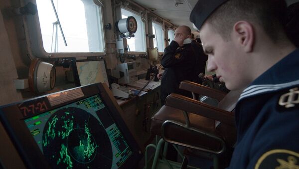На капитанском мостике судна Вице-адмирал Кулаков, архивное фото - Sputnik Таджикистан