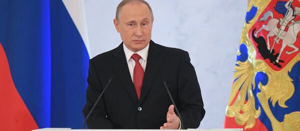 Ежегодное послание президента РФ В. Путина Федеральному Собранию Ежегодное послание президента РФ В. Путина Федеральному Собранию - Sputnik Таджикистан