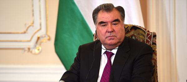 Эмомали Рахмон, архивное фото - Sputnik Тоҷикистон