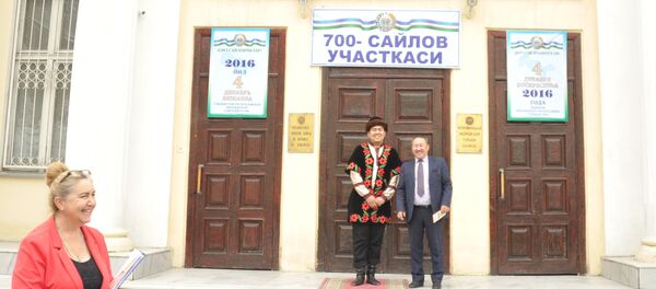 Избирательный участок в Ташкенте Избирательный участок в Ташкенте - Sputnik Таджикистан