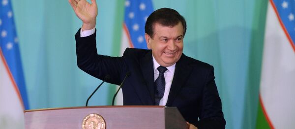 Президенти тозаинтихоби Ӯзбакистон Шавкат Мирзиёев - Sputnik Тоҷикистон