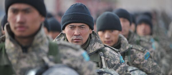 Военнослужащие Казахстана, архивное фото - Sputnik Таджикистан