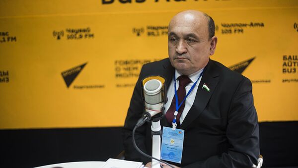 Депутат мажилиса Таджикистана, член миссии международных наблюдателей от Межпарламентской ассамблеи СНГ Абдуназар Хизрав - Sputnik Таджикистан