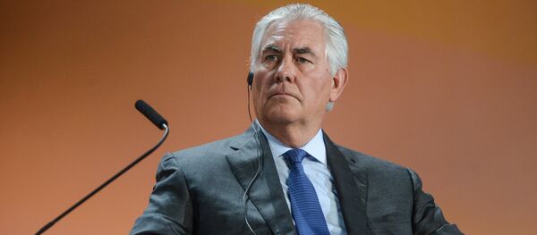 Председатель совета директоров Эксон Мобил Рекс Тиллерсон, архивное фото - Sputnik Таджикистан