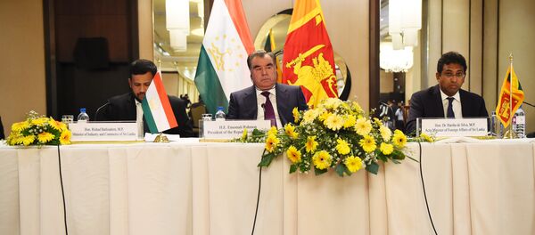 Визит Эмомали Рахмона на Шри-Ланку - Sputnik Таджикистан