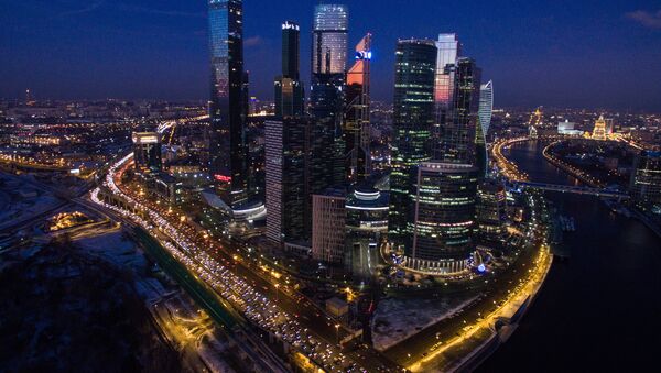 Вид на Московский международный деловой центр Москва-Сити - Sputnik Таджикистан