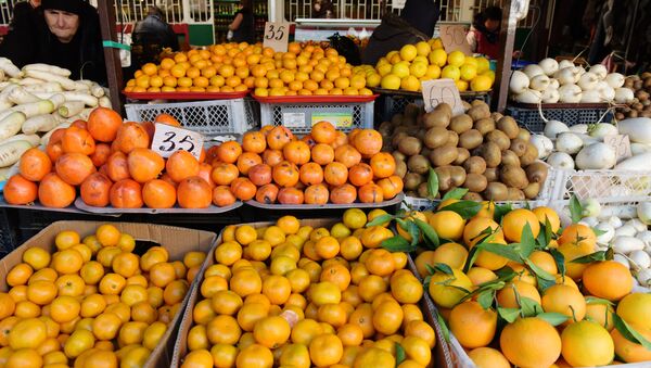 Продажа фруктов, архивное фото - Sputnik Таджикистан