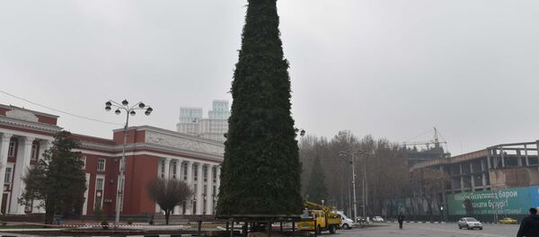 Арчаи солинавӣ дар майдони Дӯстӣ - Sputnik Тоҷикистон