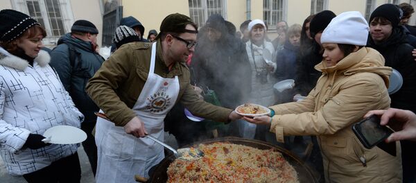 Ҷашни оши павлов дар Маскав - Sputnik Тоҷикистон