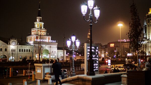 Вид на площадь трех вокзалов в Москве, архивное фото - Sputnik Таджикистан