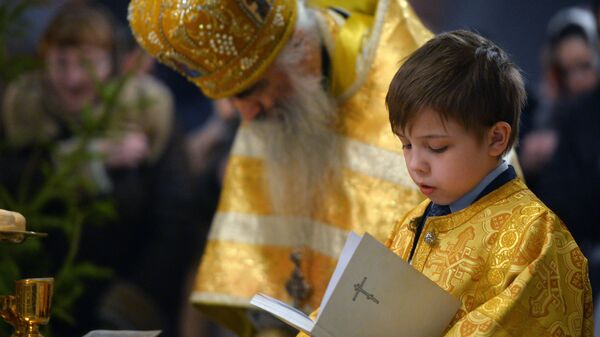 Празднование Рождества Христова в городах России - Sputnik Таджикистан