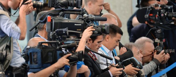 Представители СМИ, архивное фото - Sputnik Таджикистан