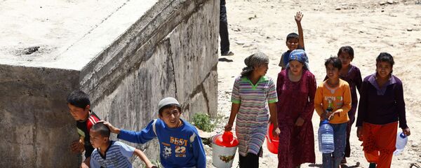 Узбекские беженцы, архивное фото - Sputnik Таджикистан