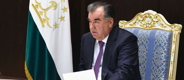 Эмомали Рахмон, архивное фото - Sputnik Тоҷикистон