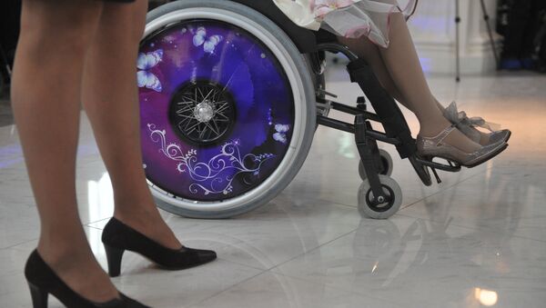 Инвалидная коляска, архивное фото - Sputnik Таджикистан