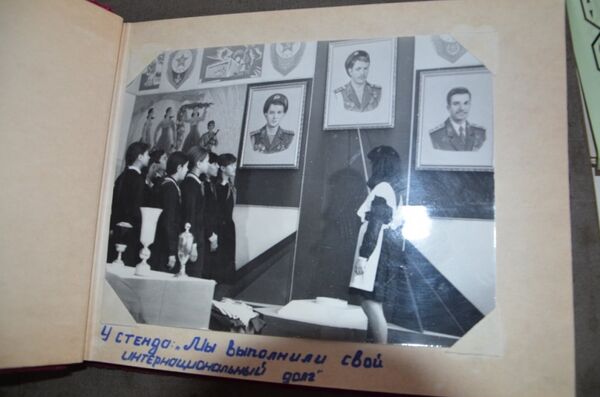  Группа памяти 201 РВБ совместно с воинами-интернационалистами посетили школу № 37 в честь Александра Григорьевича Мироненко - Sputnik Таджикистан