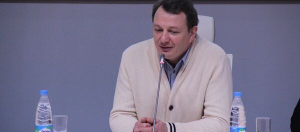 Марат Башаров во время пресс-конференции - Sputnik Таджикистан