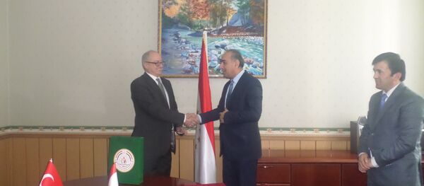 Министр культуры РТ Шамсиддин Орумбекзода встретился с послом Турции в Таджикистане Али Рифатом Министр культуры РТ Шамсиддин Орумбекзода встретился с послом Турции в Таджикистане Али Рифатом - Sputnik Таджикистан