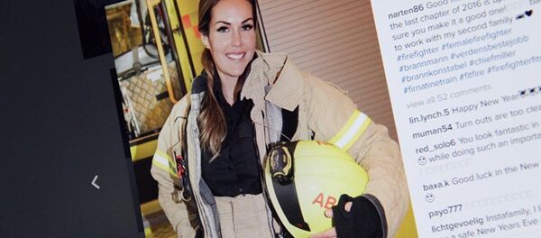 Коранди хадамоти оташхомӯшкунӣ дар Норвегия. Акс аз бойгонӣ - Sputnik Тоҷикистон