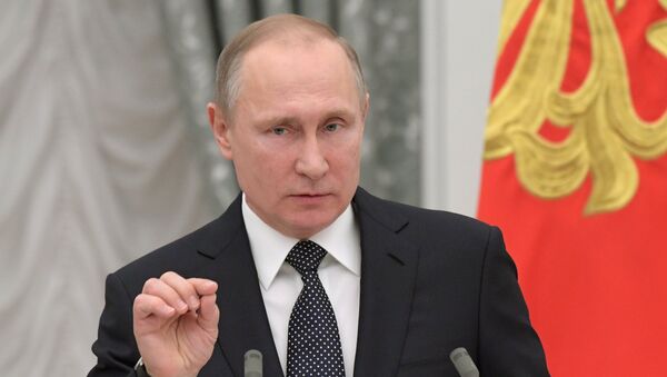 Президент РФ В. Путин, архивное фото - Sputnik Таджикистан