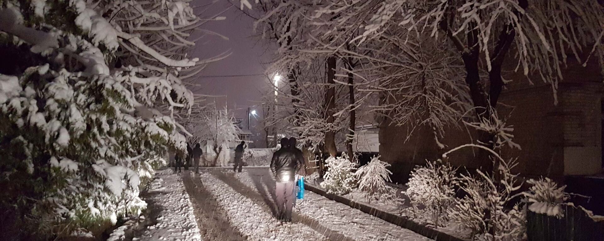 Снегопад в Душанбе, архивное фото - Sputnik Тоҷикистон, 1920, 13.12.2021