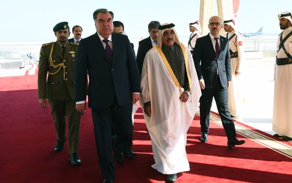 Визит президента Таджикистана в Катар - Sputnik Таджикистан