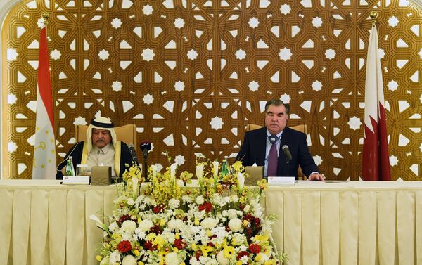 Визит президента Таджикистана в Катар - Sputnik Таджикистан