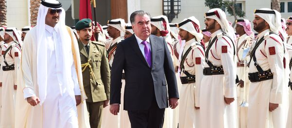 Визит президента Таджикистана в Катар Визит президента Таджикистана в Катар - Sputnik Тоҷикистон