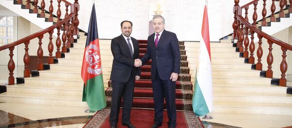 Министр иностранных дел Таджикистана Сироджидин Аслов и министр иностранных дел Афганистана Салохуддин Раббани Министр иностранных дел Таджикистана Сироджидин Аслов и министр иностранных дел Афганистана Салохуддин Раббани - Sputnik Таджикистан