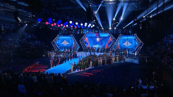 Церемония открытия военных игр в Сочи - Sputnik Таджикистан
