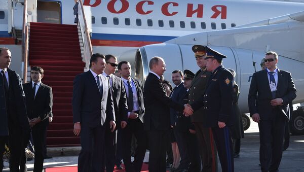 Официальный визит президента РФ В. Путина в Таджикистан - Sputnik Таджикистан