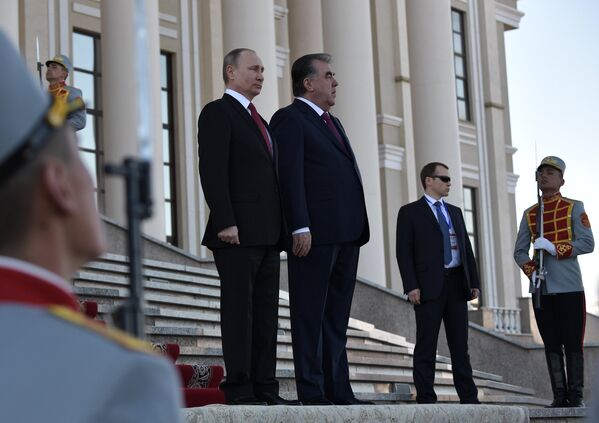 Официальный визит президента РФ В. Путина в Таджикистан - Sputnik Таджикистан