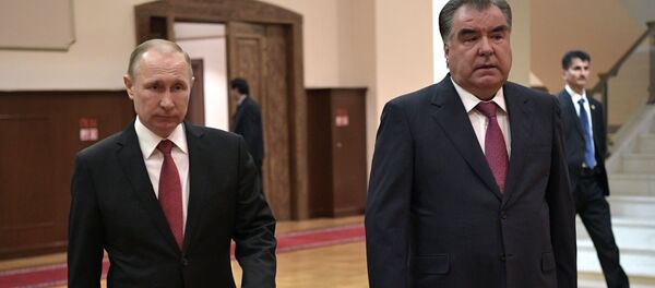 Официальный визит президента РФ В. Путина в Таджикистан - Sputnik Таджикистан