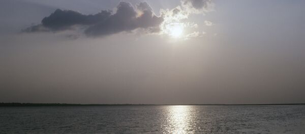 Закат над Амударьей, архивное фото - Sputnik Тоҷикистон