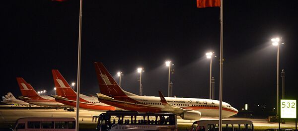 Флаги Кыргызстана и Китая, архивное фото - Sputnik Таджикистан