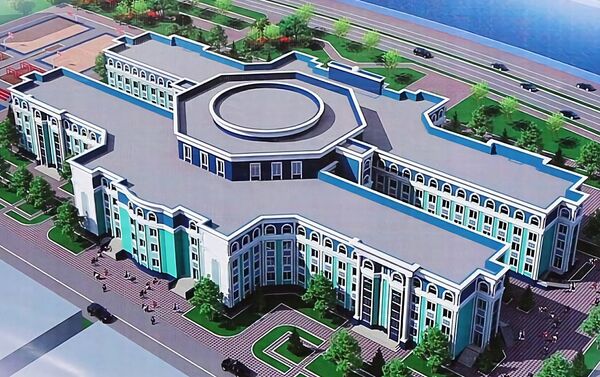 Строительство новой школы в Душанбе, архивное фото - Sputnik Таджикистан