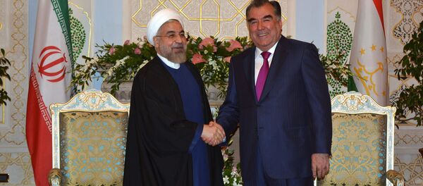 Музокироти сатҳи олии Тоҷикистону Эрон дар Қасри Миллат 10.09.2014 Музокироти сатҳи олии Тоҷикистону Эрон дар Қасри Миллат 10.09.2014 - Sputnik Тоҷикистон